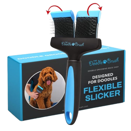 Slicker Dog Brushes Curly Coat Detangler, Double Head