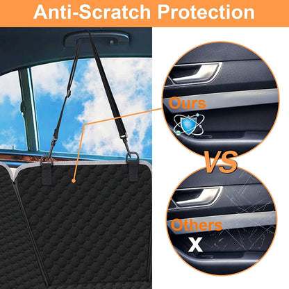 Dog Car Seat Cover for Back Seat, Waterproof Dog Hammock for Car